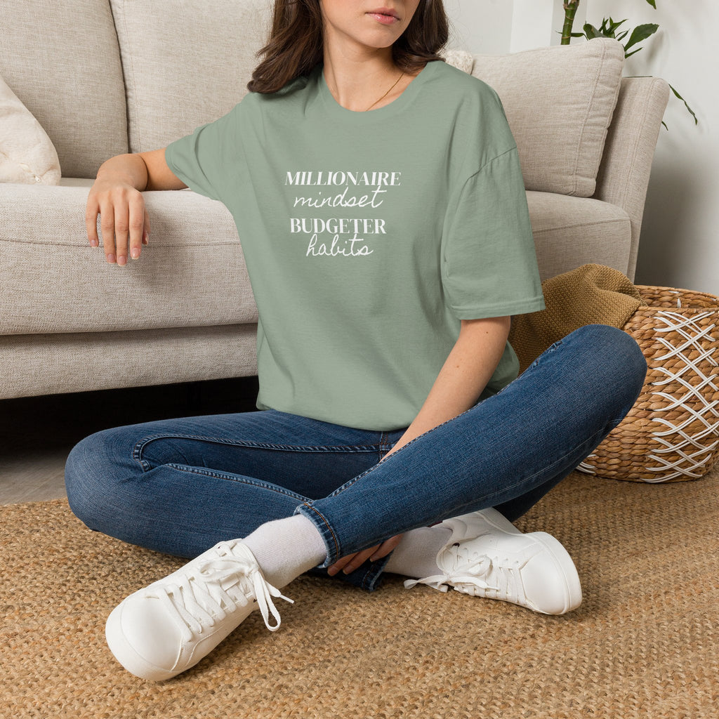 Millionaire Mindset. Budgeter Habits Tee Shirt