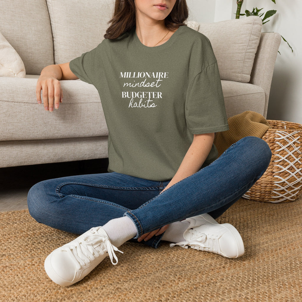 Millionaire Mindset. Budgeter Habits Tee Shirt