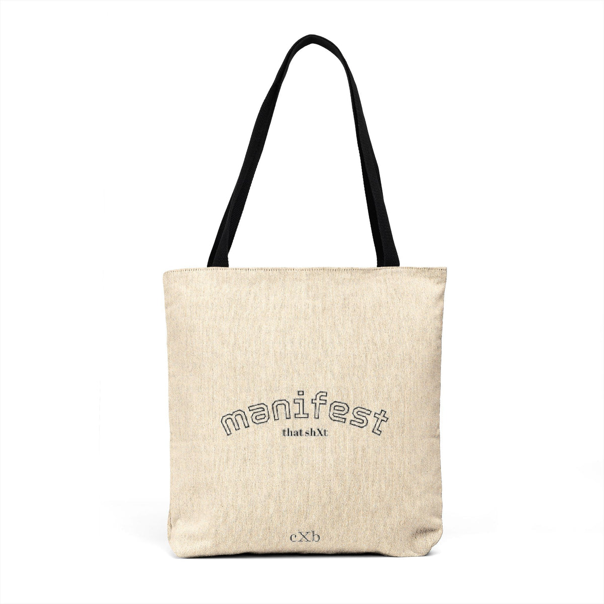 Woven Tote - Vintage Crochet Logo Canvas Beach & Market Bag
