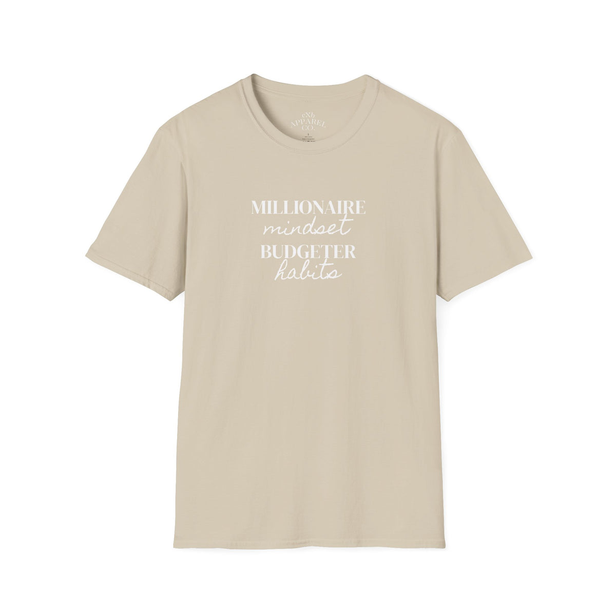 Millionaire Mindset. Budgeter Habits Tee Shirt