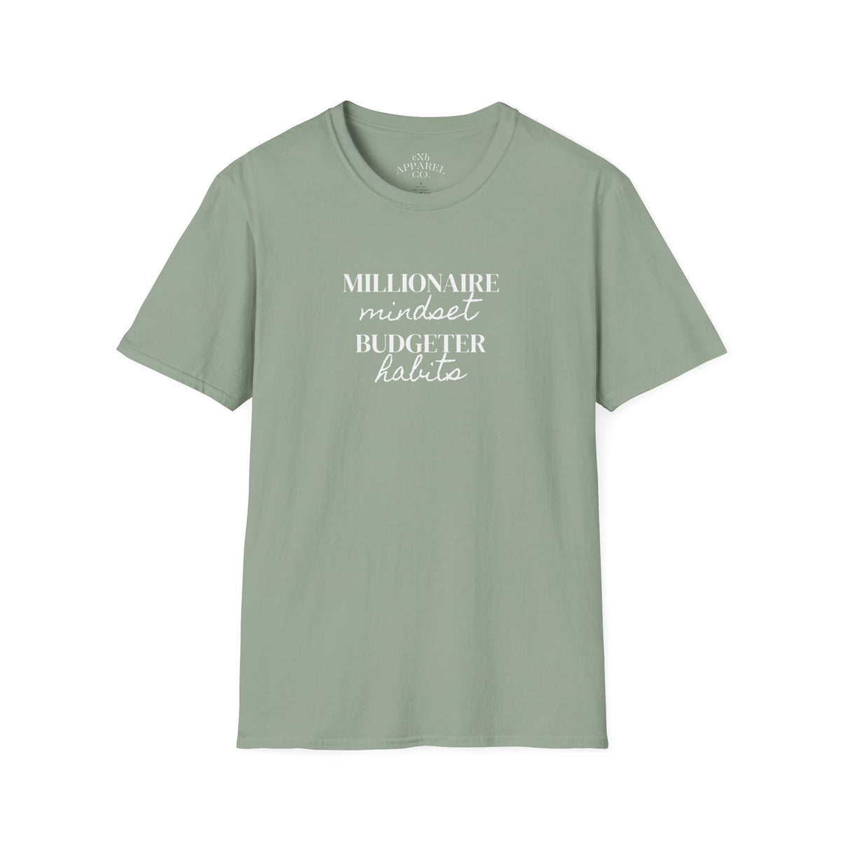 Millionaire Mindset. Budgeter Habits Tee Shirt
